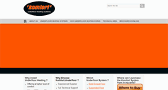 Desktop Screenshot of komfort-ufh.co.uk